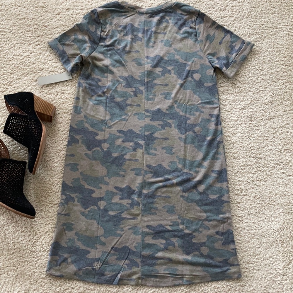 Camouflage T Shirt Dress - Picture 5 of 5